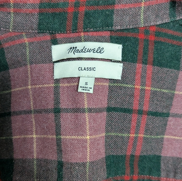 Madewell Classic Ex-Boyfriend Shirt in Nona Plaid - Picture 5 of 5